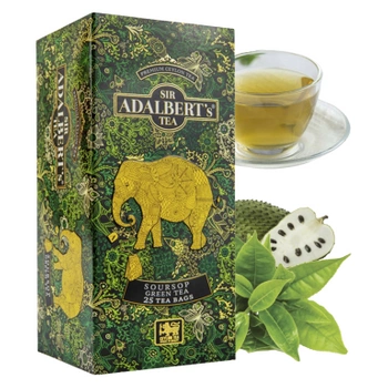 Zielona herbata green tea Adalbert's soursop 25 saszetek