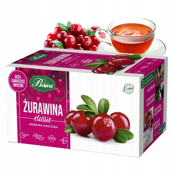 Bifix Clasic Żurawina herbata owocowa ekspresowa 20 torebek