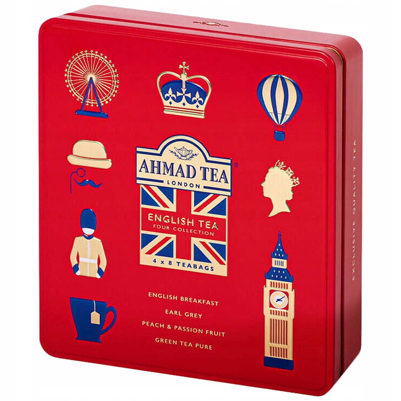 Ahmad English Tea Four Collection Zestaw herbat 4 smaki 32 koperty