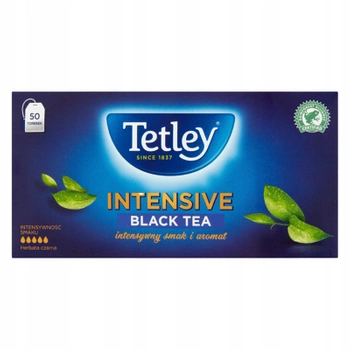 Czarna herbata Tetley intensive black tea 50 torebek