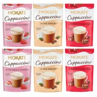 6x Mokate Cappuccino 3 smaki