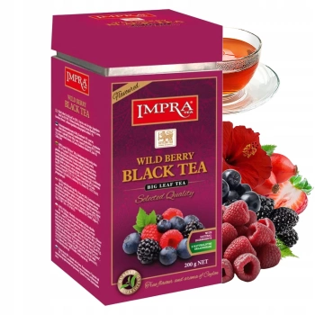 Impra Wild Berry herbata czarna puszka 200 g