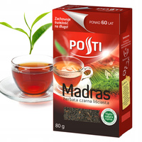 HERBATA CZ.LIŚĆ.MADRAS 80G POSTI