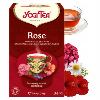 Yogi Tea Rose herbata różana 17 torebek