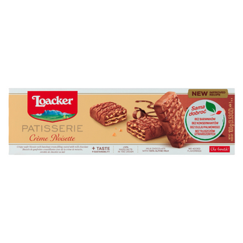 Loacker ciastka waflowe orzechowe 100g