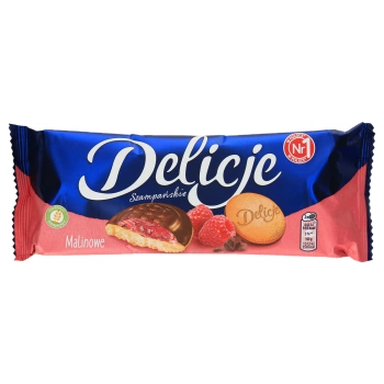 Ciastka Delicje szampańskie malinowe 147 g