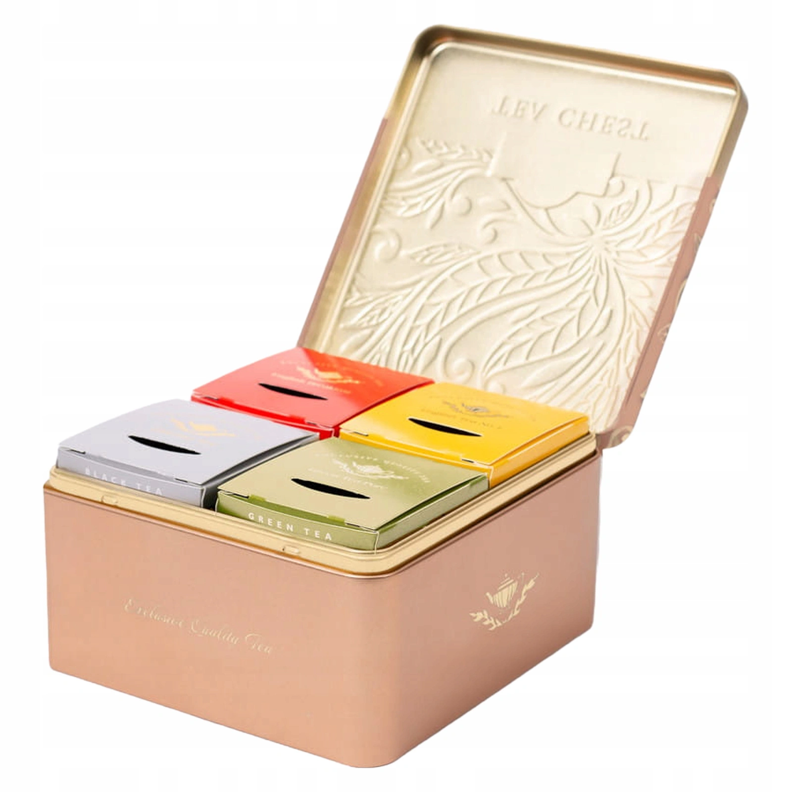 Ahmad Tea Chest Zestaw herbat w puszce 4 smaki 40 kopert