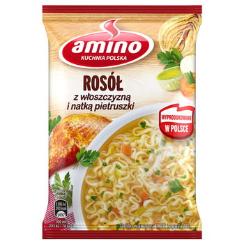 AMINO zupka chińska ROSÓŁ Z WŁOSZCZYZNĄ i natką pietruszki 59g