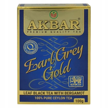 Akbar Earl Grey Gold herbata liściasta 100g