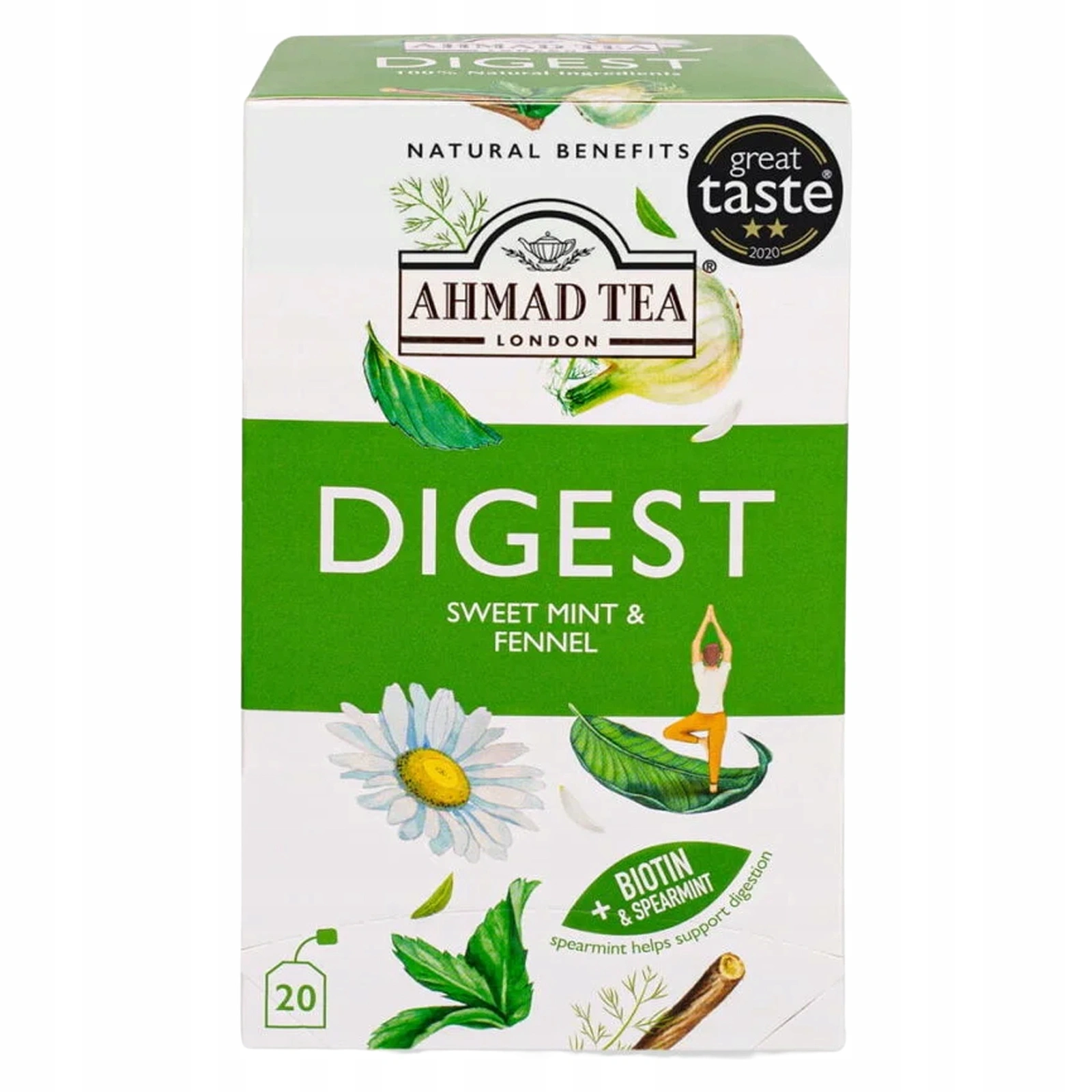 Ahmad Tea Digest herbata ziołowo-owocowa na trawienie 20 kopert