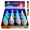 Cortina wkłady do zniczy led Melius 12 sztuk