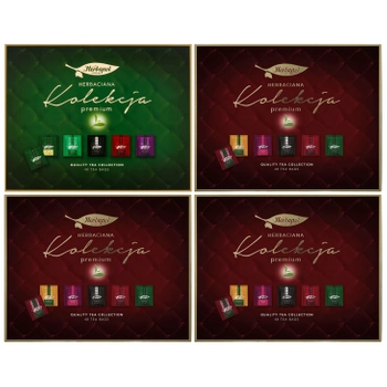 Zestaw prezentowy Herbapol kolekcji herbat premium 192 saszetki