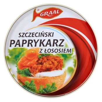 Graal paprykarz szczeciński z łososiem 330g