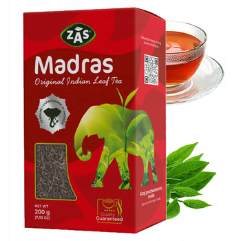 Czarna herbata Zas Madras Indian leaf tea 200g