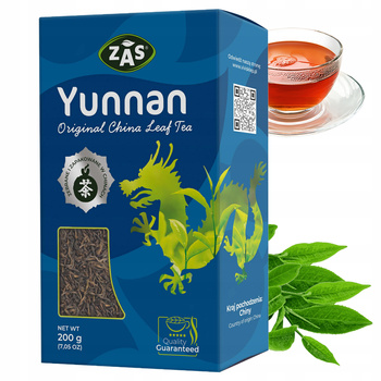 Zas Yunnan herbata czarna liściasta 200 g