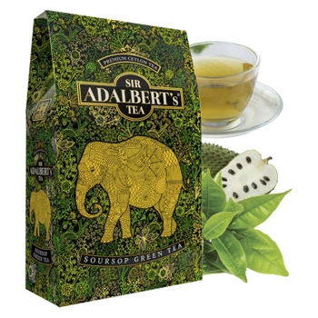 Adalbert's herbata liściasta zielona soursop green tea 100g