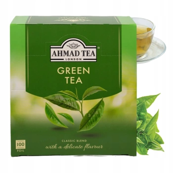 Ahmad Tea Green Tea herbata zielona 100 kopert