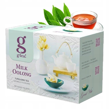 G'Tea Milk Oolong herbata turkusowa 50 torebek