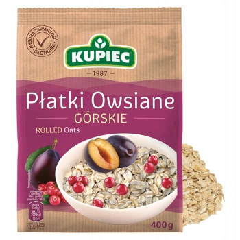 Kupiec Płatki Owsiane górskie 400 g