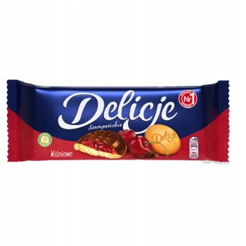Delicje szampańskie wiśniowe 147 g