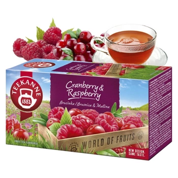 Żurawina malina Teekanne herbata owocowa 20 torebek