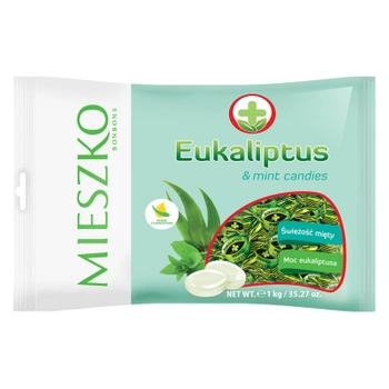 Eukaliptus i mięta Mieszko cukierki 1 kg