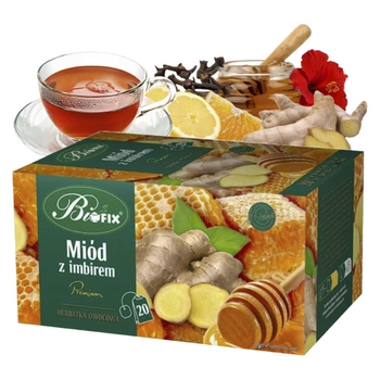 Miód imbir Bifix herbata owocowa 20 torebek
