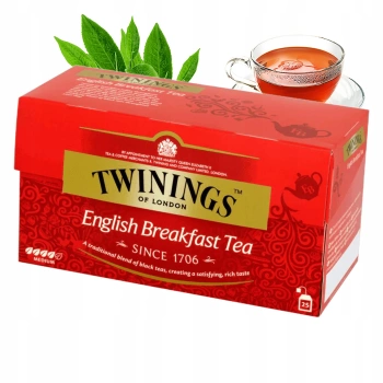 Twinings English Breakfast Tea herbata czarna 25 kopert