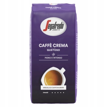 Segafredo Caffè Crema Gustoso kawa ziarnista palona 1kg