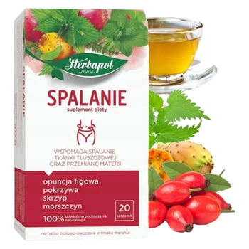 Spalanie Herbapol herbata ziołowa i owocowa 20 saszetek