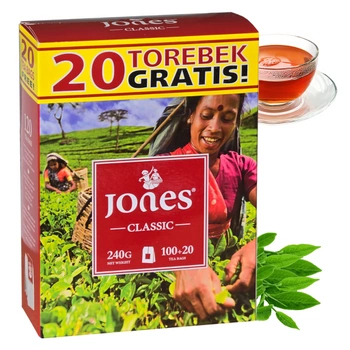 Jones Classic herbata czarna 100+20 torebek
