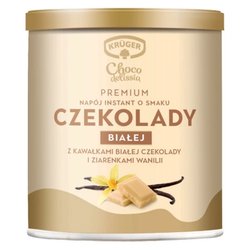 Czekolada do picia smak biała czekolada Kruger puszka 150g