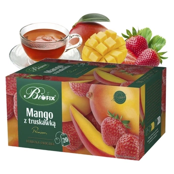 Mango truskawka Bifix herbata owocowa 20 torebek