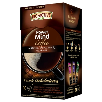 Big-Active Power Mind Coffee kawa na koncentrację 10 saszetek