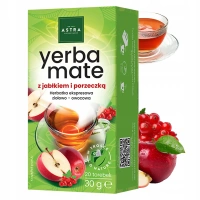 Herbata Astra Yerba Mate z jabłkiem i porzeczką 20 torebek