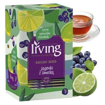 Jagoda limetka Irving herbata owocowa 20 kopertek