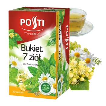 Herbata ziołowa Posti bukiet 7 ziół 20 torebek