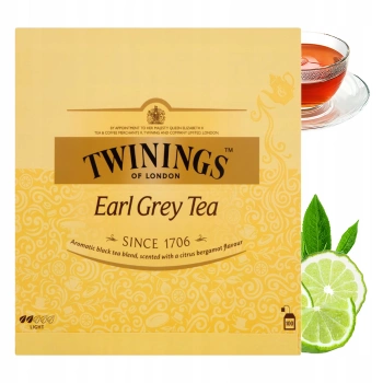 Twinings Earl Grey herbata czarna 100 torebek