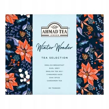 Ahmad Winter Wonder Selection kolekcja herbat czarnych 6 smaków 60 kopert