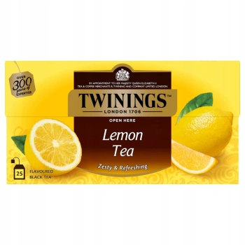 Twinings herbata czarna o smaku cytrynowym 25 kopert