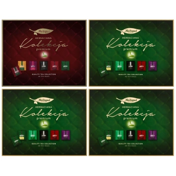 Zestaw prezentowy Herbapol kolekcji herbat premium 192 saszetki