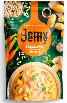 Jemy Jemy ZUPA FASOLOWA Z KIEŁBASĄ WIEPRZOWĄ 450g