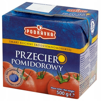 PRZECIER POMIDOROWY Z ZIOŁAMI KARTON Podravka 500G