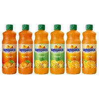 Sunquick Zestaw koncentratów owocowych do napoju 6x700ml - Pomarańcza, Mandarynka, Owoce tropikalne