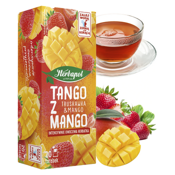 Herbapol herbata owocowa tango z mango truskawka mango 20 torebek