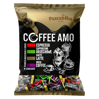 PSZCZÓŁKA COFFEE AMO cukierki kawowe Z NADZIENIEM w czekoladzie 1kg