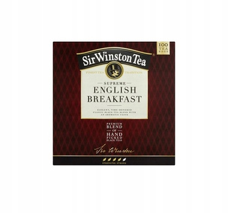 SIR WINSTON herbata czarna ekspresowa ENGLISH BREAKFAST 100 torebek