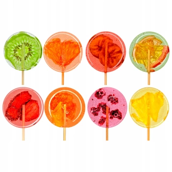 TimPops zestaw 8 lizaków bez cukru mix smaków