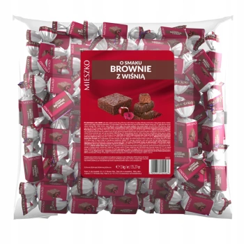 Mieszko cukierki o smaku brownie z wiśnią 1kg