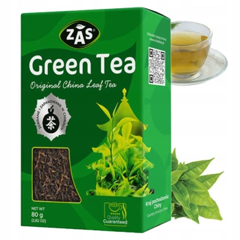 Zielona herbata liściasta Zas 80g